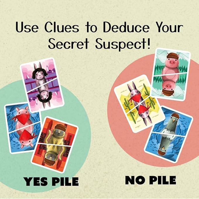 Gamewright - Deduckto - A Quacking Deduction Game - Card Game for Kids Ages 8 and Up - Great for Family Game Night!