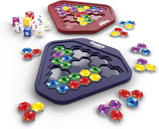 SmartGames Genius Gems from The Classic Two-Player Battle Game for Ages 8 + Now with 5 Levels and Over 10,000 Puzzle Combinations