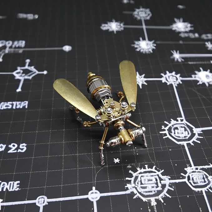 Mechanical Metal DIY 3D Insect Brass Puzzle (Fruit Fly)