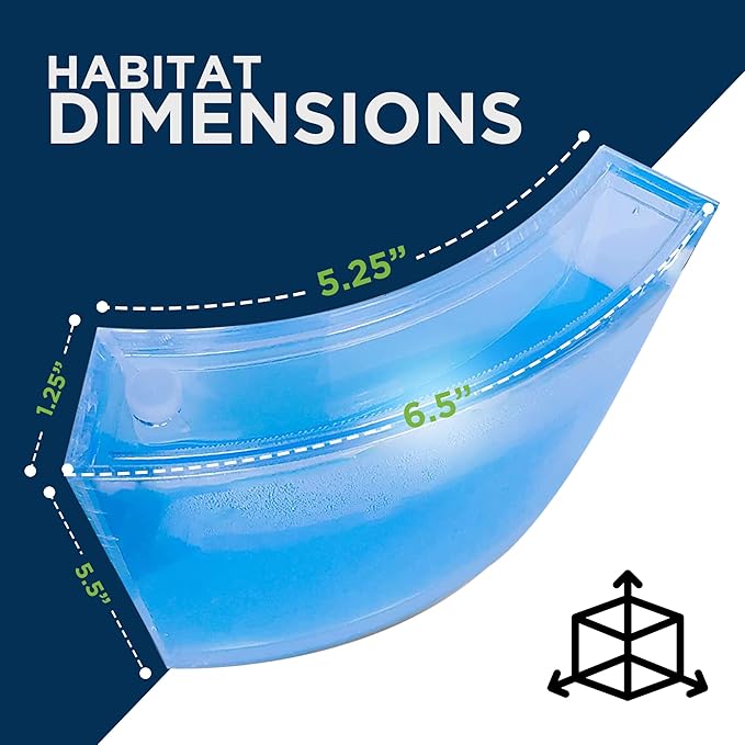 Evviva Ant Habitat W/LED Light. Enjoy A Magnificent Habitat. Great for Kids & Adults. Evviva Ant Ecosystem W/Enhanced Blue Gel. Educational & Learning Science Kit. Live Ants Not Included