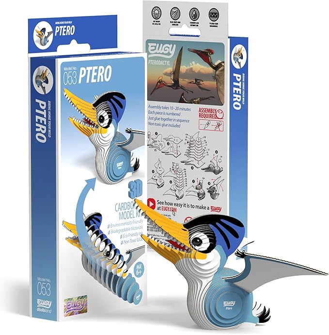 EUGY 053 Ptero Eco-Friendly 3D Paper Puzzle [New Seal]