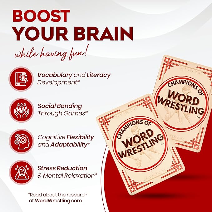 Card Game for Adults and Family Board Night, Premium Playing Cards, Spelling for Kids & Seniors, Travel & Party, 2-4 Players, Ages 8 & Above