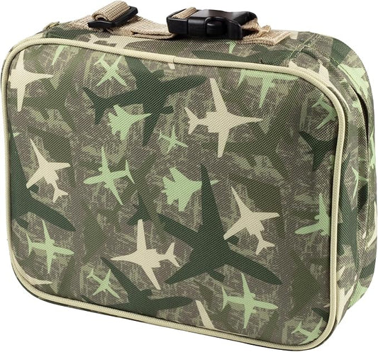 Bentology Lunch Bag for Boys- Kids Insulated Durable Lunchbox Tote Fits Bento Boxes, Containers, Jars & Water Bottles- Reusable School Lunch Sleeve w Clip on Handle- Keep Food Hotter or Colder Longer