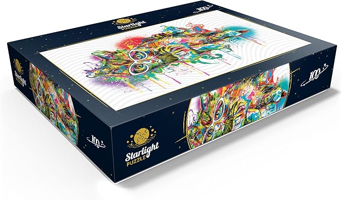 MyPuzzle Lazy Cat - Premium 100 Piece Jigsaw Puzzle for Adults