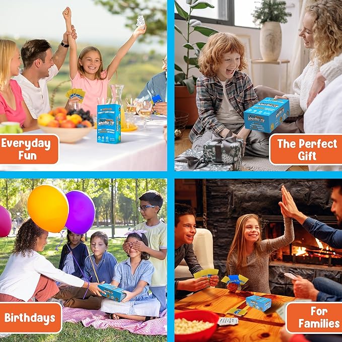 Kids Create Absurdity Funny Card Game for Kids Family Game Night Laugh Until You Cry- A Fun Fill in The Blank Card Game for Ages 6-12 Years Old