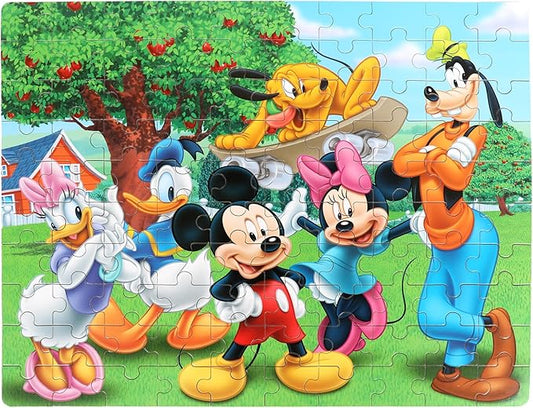 Puzzles for Kids Ages 4-8 100 Pieces Jigsaw Puzzles for Boys and Girls Educational Learning Puzzles in Metal Box