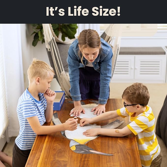 King Penguin Floor Puzzle– 50 pcs Life Size Jigsaw Puzzles for Adults, Teens & Kids, Animal-Themed Montessori Toys & Toddler Puzzles, Educational Activities for Children Ages 3+