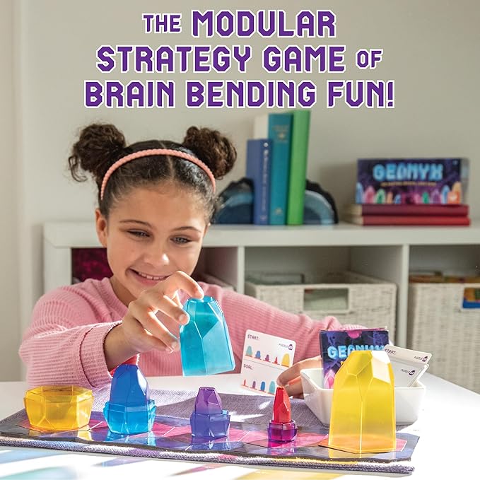 MindWare Geonyx Single-Player Logic Game - Brain Teaser Puzzle Game for Kids and Adults Ages 8 and Up