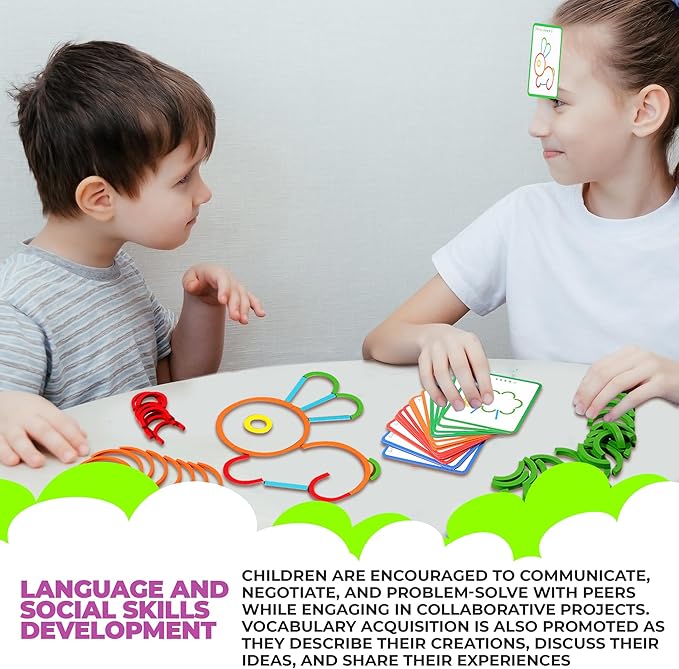 Stem Kids Toys for Creative Learning Building Educational Resources Toys for Preschool and Kindergarten Boys and Girls