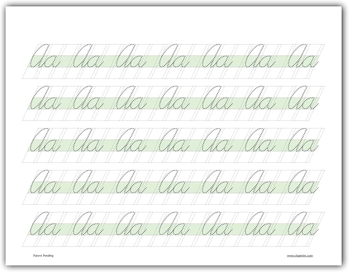 Channie’s Easy Peasy Cursive Handwriting Workbook for Kids, Tracing & Cursive Writing Practice Book, 80 Pages Front & Back, 40 Sheets, Grades 1st – 3rd, Size 8.5” x 11”