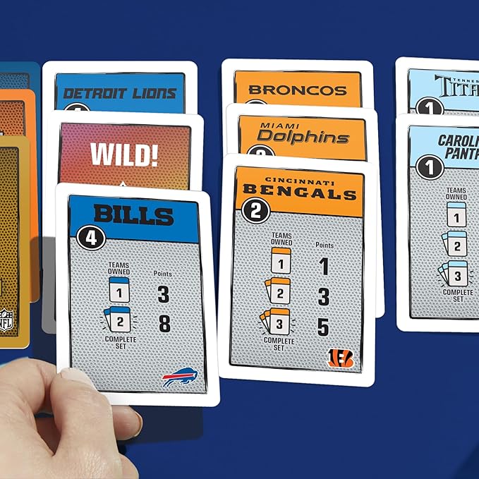 Monopoly Deal NFL Edition Game | Officially Licensed NFL Card Game for Families and Kids | Ages 8+ | 2-5 Players | 15 Mins. | Football Games