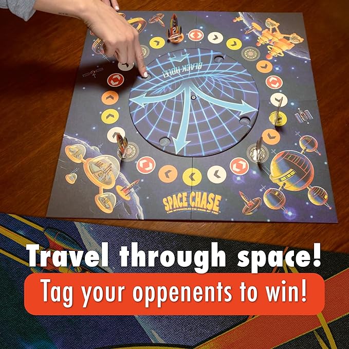 Space Chase Move Back to Home Tag Kids Board Games Ages 8-12 Family Game for Adults and Children 2-4 Players