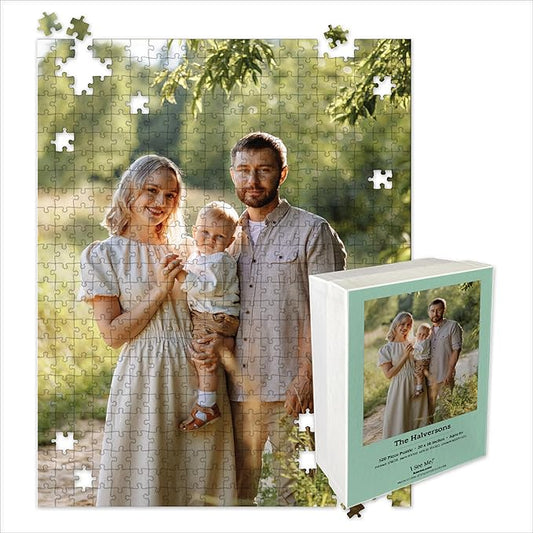 Photo Puzzle, Pet, Wedding, Family Reunion Puzzle | 500 Piece, Custom Jigsaw Puzzle for Adults (Vertical/Portrait) | 16" x 20" | I See Me!