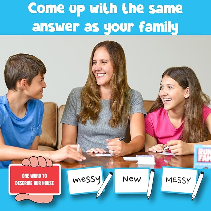Runs in The Family: Fun Board Games for Family Night - Think Like Your Fam Would - Games for Kids-Adults