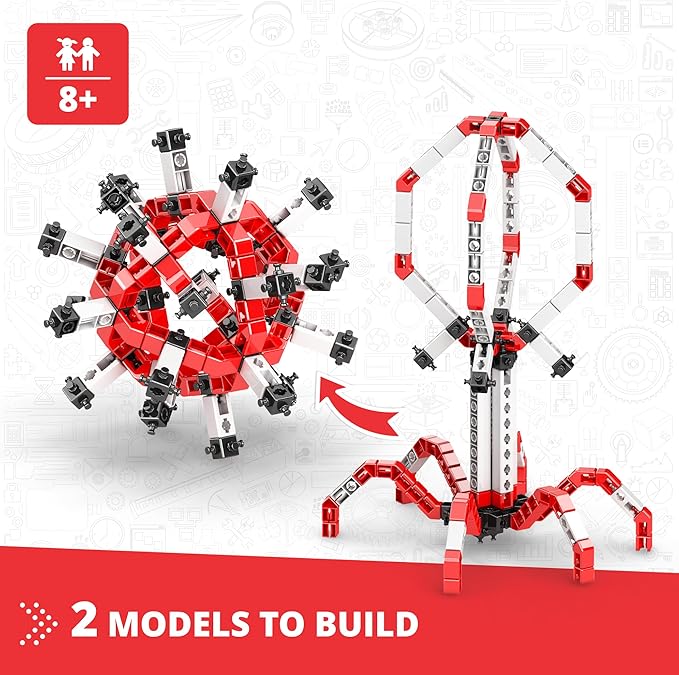 Engino STEAM Labs, How Viruses Work, STEAM Toys for Ages 8+, Experiment & Art Activities, STEM Project for Girls & Boys, Learning & Education Toys, 2 Model Building Set