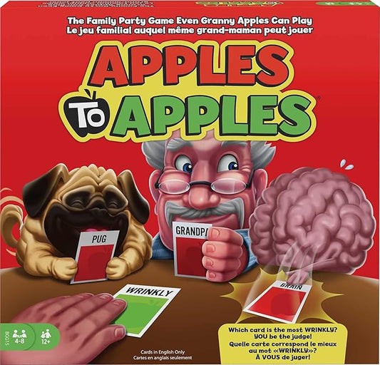 Mattel Games Apples to Apples Party in a Box Family Game with More Than 500 Cards for Game Nights & Parties