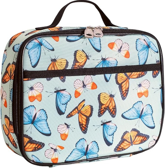 Fenrici Robotic Kids Lunch Box for Boys, Girls Insulated Lunch Bag, Soft Sided Compartments, Spacious, BPA Free, Food Safe, 10.8in x 9.2in x 3.8in (Mars Ingenuity Rover, Space Limited Edition)