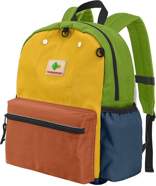 Toddler Backpack for Boys 2-5: Preschool Backpack for Boys Girls - Cute Kids Backpack for Boys 13.5" H Fit Folder