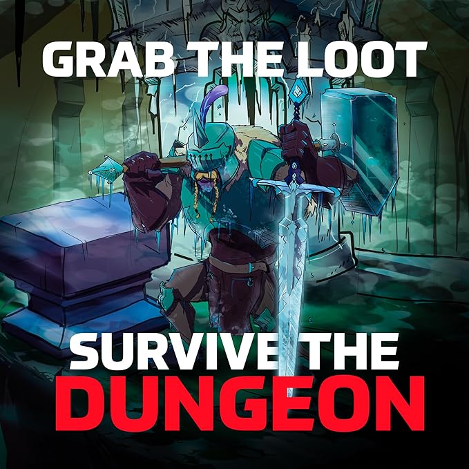 Shuffle Dungeons Board Game – Solo and Co-op Dungeon Crawler for 1–4 Players