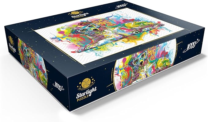 MyPuzzle Curious Pup - Premium 1000 Piece Jigsaw Puzzle for Adults