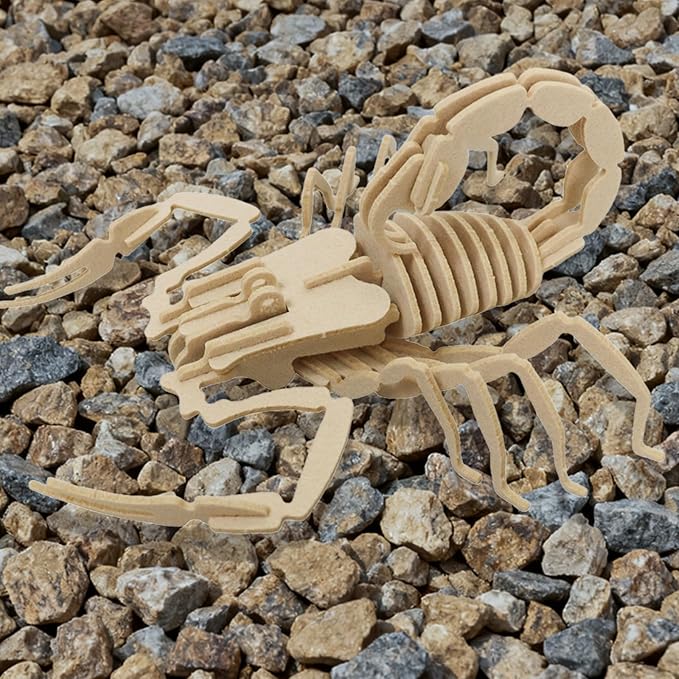 3D Puzzle Children's Toys, Felt Scorpion DIY Three-Dimensional Puzzle, Creative Animal Puzzle, Suitable for Children's Hands-on Ability and Imagination Development