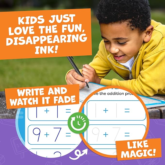 Magic Grooved Writing Practice for Kids - Grooved Handwriting Practice for Kids 5-7 8-10 Magic Copybooks for Kids - Tracing Books for Ages 3-5 - Preschool Learning Activities - 5 Year Old Girl Gift