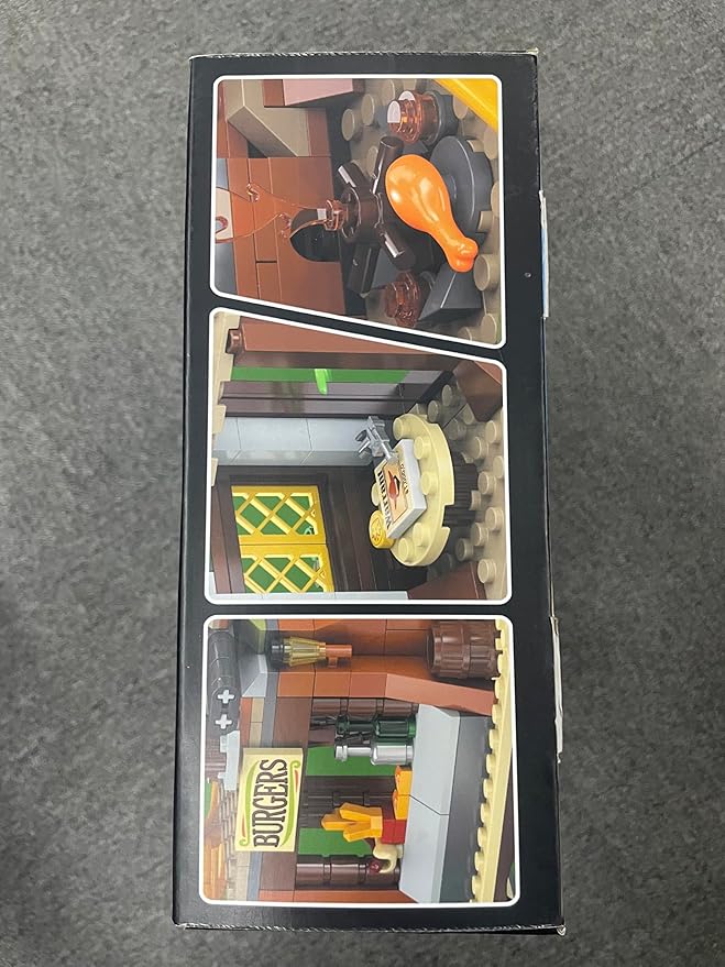 Western Roller Coaster Building Set, Rollercoaster Building Toy with Mine Train, Lifting Chain Drive, Carriage, 1270PCS Mining Coaster Model Playset Gift for Adults Teens Kids Boys Girls 10-12+