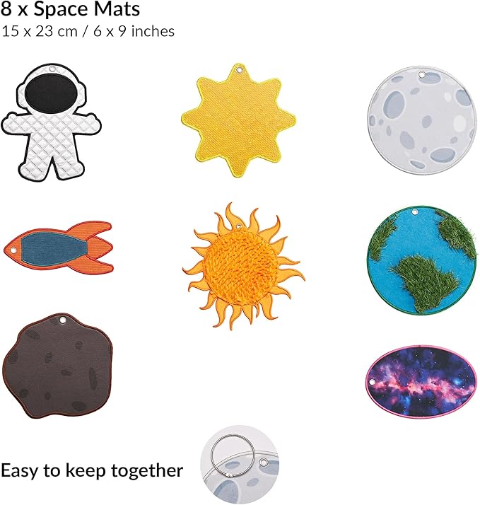 ODOXIA Sensory Mats Texture Children | Sensory Tiles for Kids | Sensory Pads for Autistic Children | Helps with Sensory Seeking Kids | Playful Learning Toys for Toddlers