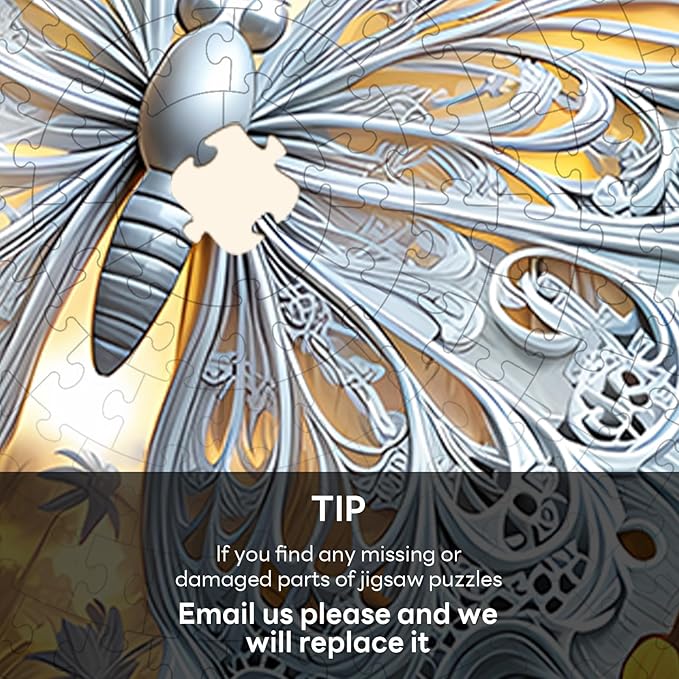 Masseruon 1000 Piece Puzzle for Adults, 26.6 * 26.6in Butterfly Puzzle for Adults, 1000 Pieces Flat Puzzles with 3D Visual Effect When Completed, Puzzles Gift for Women Men