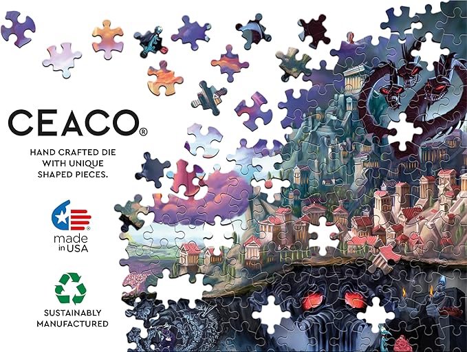 Ceaco - Thomas Kinkade - Disney - Hercules -1000 Piece Jigsaw Puzzle