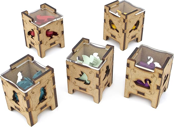 TowerRex Organizer for Wingspan Board Game and European Expansion, Oceania Expansion, Storage Insert, Not for Asia