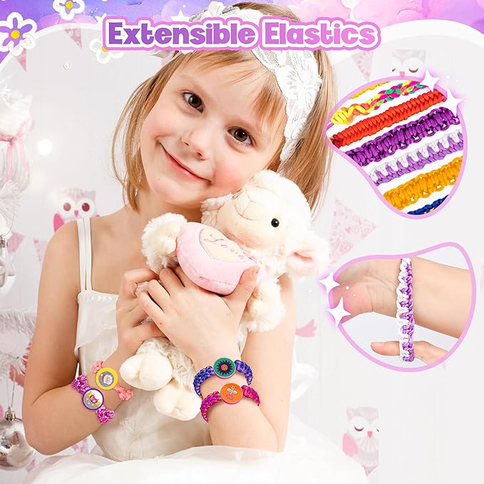 Friendship Bracelet Making Kit for Girls 8-12, Arts and Crafts Kits Toys for Girls, Best Chirsmas Gifts Ideas for 6 7 8 9 10 11 12 Years Old