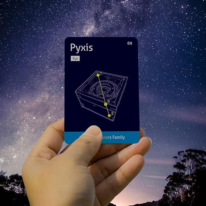 CARDDIA | The 88 Astronomical Constellations Educational Flashcards | Ideal for Astronomy Students and Educators