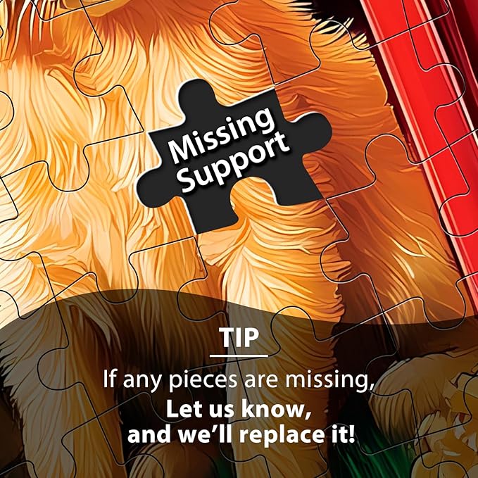 300 Piece Puzzle for Adults Dog Cat Flower Jigsaw Puzzle, Recycled Cardboar Jigsaw Puzzles 300 Pieces for Kids Senior, Challenging Puzzles Family Birthday Party Toy Gift for Friends 20.5"x15"