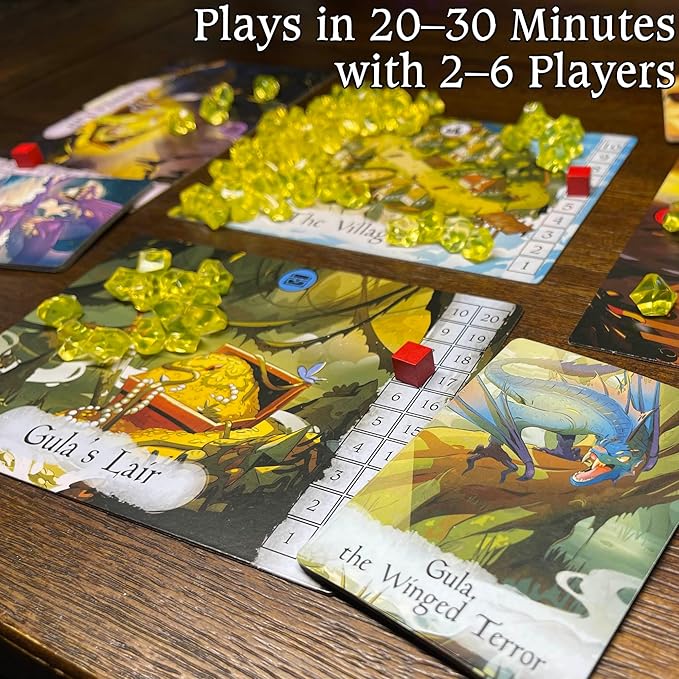 Pillage The Village! | Dragon Board Game for Adults & Teens | 2–6 Players | Chaotic Take-That | 20–30 Min Playtime | Fantasy Card Game | Great for Game Night & D&D Fans