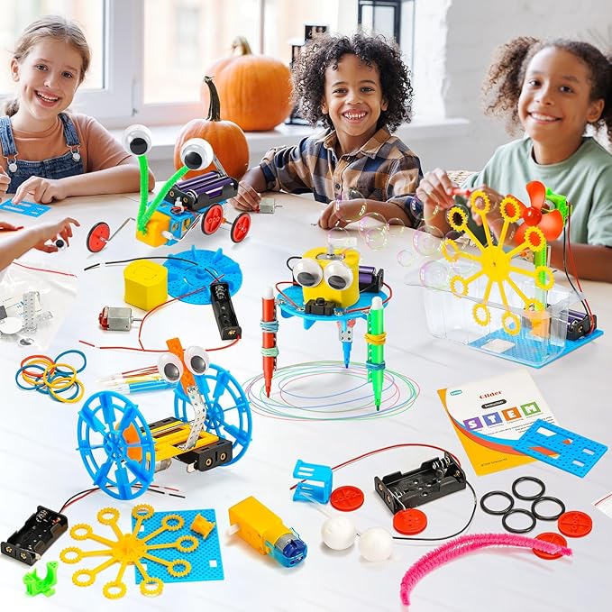 Robotics for Kids Ages 8-12 6-8, Boy Crafts Kids STEM Science Robot Building Kits 8-10 5-7 10-12, STEM Toys for Boys Gifts Age 6 7 8 10 12 13 14 Year Old