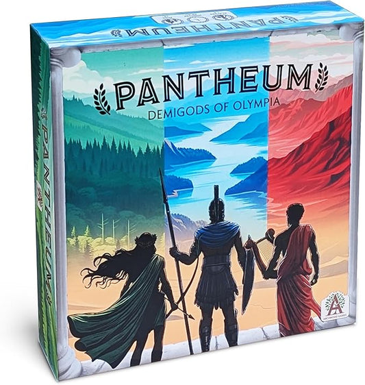 Pantheum: Demigods of Olympia | Family Strategy Game for Greek Mythology Fans | Ages 12+ | for 1-4 Players | Average Playtime 45-60 mins | Perfect for Family Game Night (Base Game)