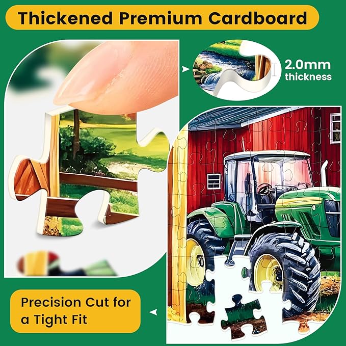 500 Piece Puzzle for Adult,Fun Country Life Puzzles for Kids Adults Seniors,Farm Cute Animal Jigsaw Puzzle for Kids Ages 8-10 10-12,Challenging Family Game Gift for Friends Men Women Seniors,20.5*15In