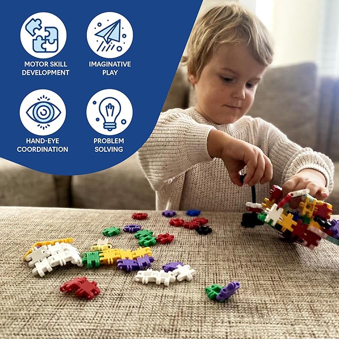 Nano Clics Creative Builders 125, Construction Toys for Children Ages 8 and up, Creative Educational Toys in a 125 Piece Set, Building Blocks for Girls and Boys, Durable Toys