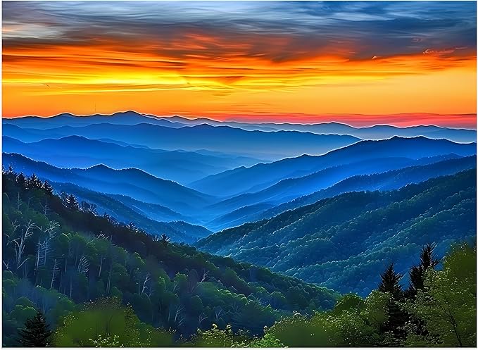 Jigsaw Puzzles 500 Pieces for Adults - Landscape Challenging Puzzle for Kids, Teens, Elderly - Natural Scene Hard Puzzle - Great Gift for Boys Girls Family Activity Fun Games Toys 20.5"X15"