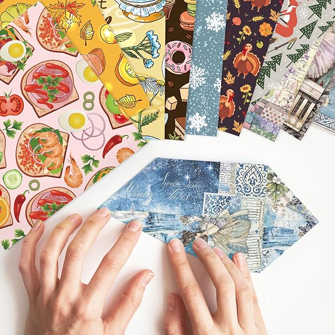 Origami 6x6 Paper Kit 150 Sheets 150 Vivid Colors Double Sided Same Printed Traditional Patterns Square for Arts Crafts Projects Japan Traditional Chiyo.Snack