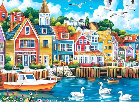 Jigsaw Puzzles 300 Pieces for Adults,300 Piece Puzzles for Adults,Sea Puzzle for Kids Ages 8-10 10-12,Recycled Paper Puzzle 300 Pieces,Home Decors Family Challenge Toys for Men Women Elders Seniors