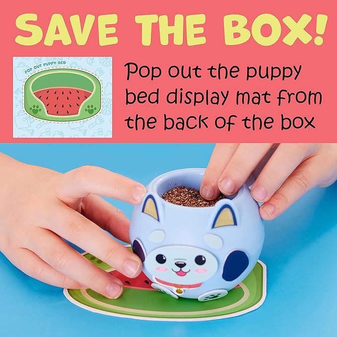 Creativity for Kids Plant-A-Pet: Puppy Toys for Girls - Small Gifts and Stocking Stuffers for Girls, Arts and Crafts for Kids, DIY Activity Set (Ages 6+)