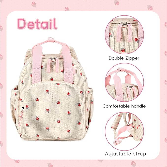 Bluboon Toddler Backpack for Girls Boys 2-4 Cute 12" Preschool Kindergarten Backpacks Kids Daycare Bags School Travel