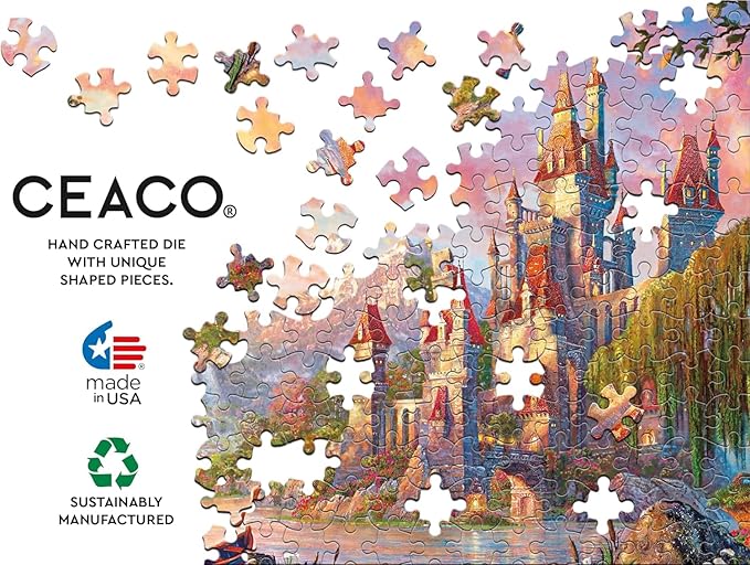 Ceaco - Thomas Kinkade - Disney - Beauty & The Beast II - 1000 Piece Jigsaw Puzzle