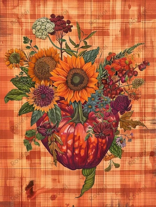 Puzzles for Adults 35 Pieces Fall Vintage Flowers Puzzles for Children, Perfect for Challenging Nights - for Room Decor Home Decor Wall Decor - Gifts for Puzzles Lovers 6x4 inch