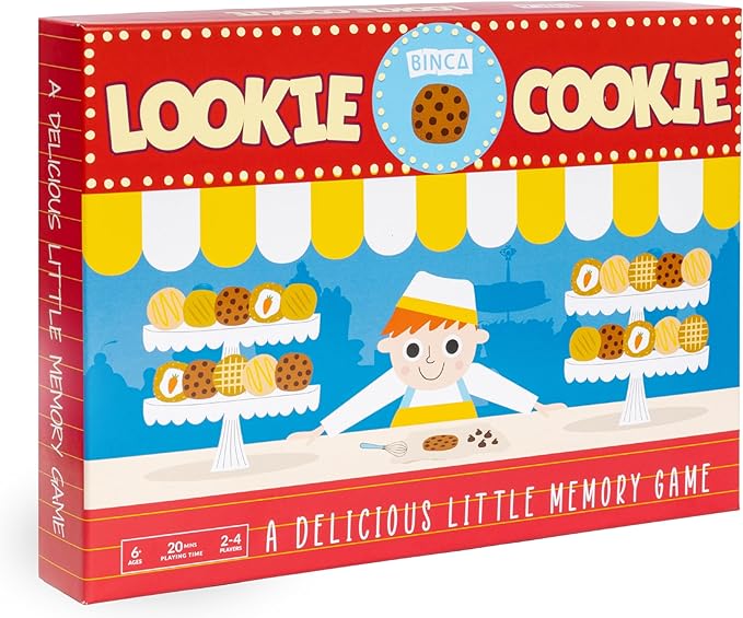 Lookie Cookie - A Memory Card Game for Kids Ages 6 and Up | Fun Memory and Concentration Building Game | Develop Cognitive Skills (2-4 Players)