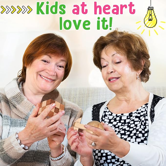 Brain Teasers Metal Puzzles for Kids & Adult 22Pack, Mind, Logic and IQ Game Test Toy for Teens, Disentanglement 3D Coil Cast Wire Chain Intelligence Toy for Party & Office, Puzzle Travel Games（Hard）