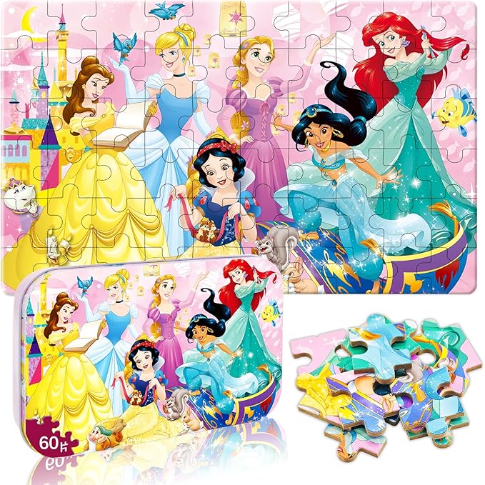 60 Piece Kids Puzzles, Puzzle for Kids Ages for 5,6,7,8,9,10,11,12 Boys and Girls Toy Puzzles
