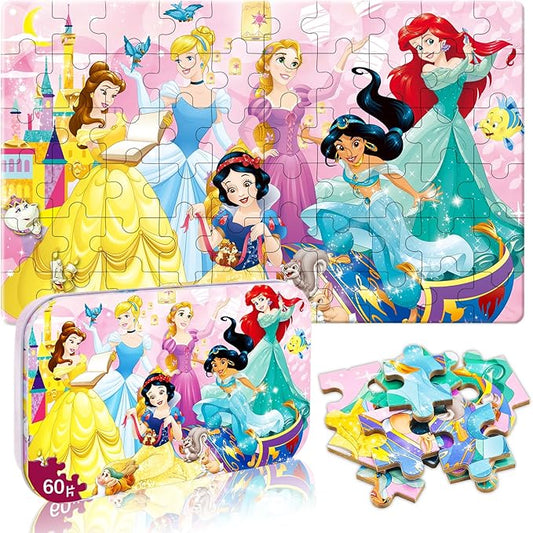 60 Piece Kids Puzzles, Puzzle for Kids Ages for 5,6,7,8,9,10,11,12 Boys and Girls Toy Puzzles